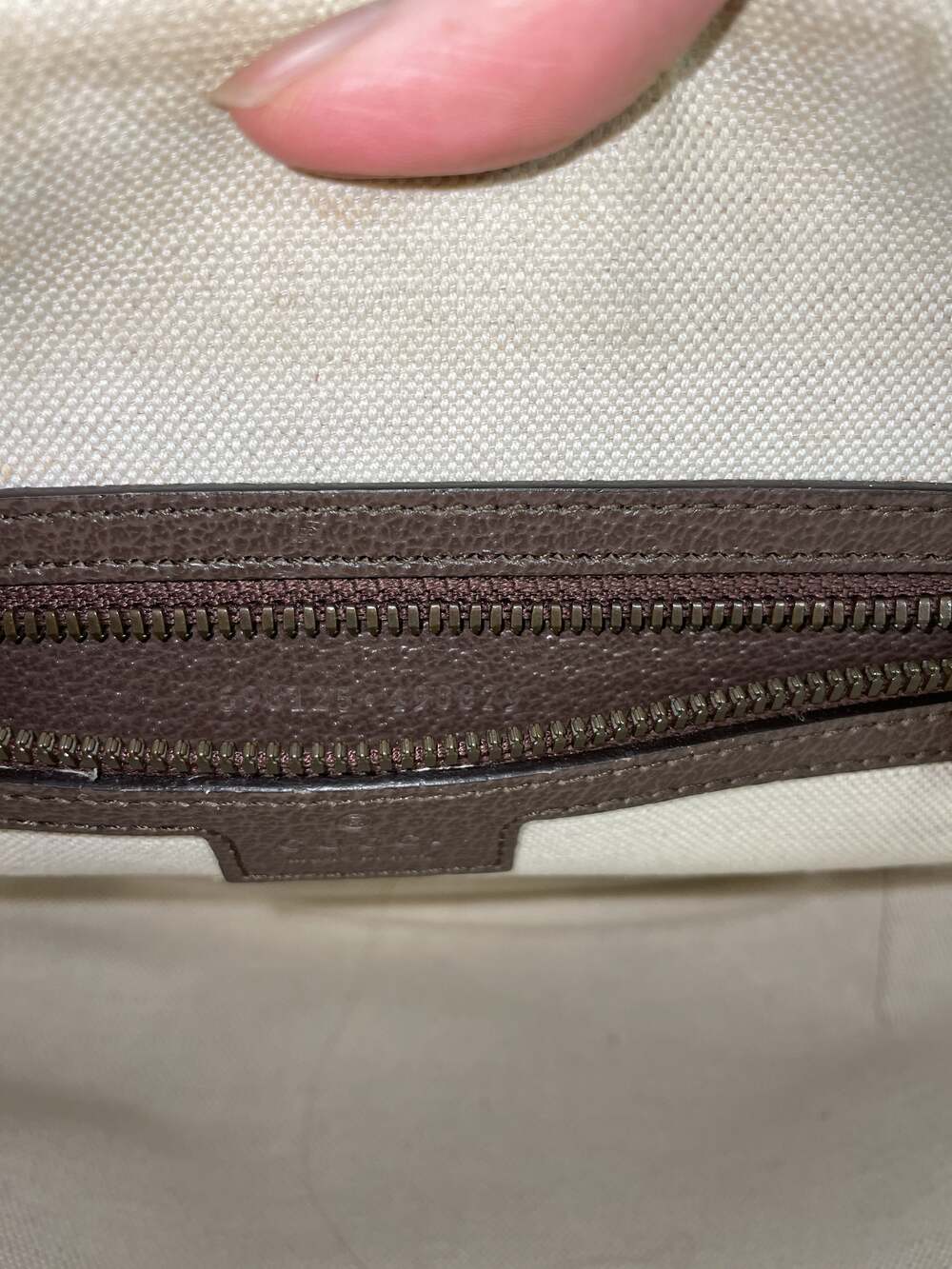 Gucci Ophidia Half Moon Hobo Gg Coated #250926G12B - Picture 8 of 8